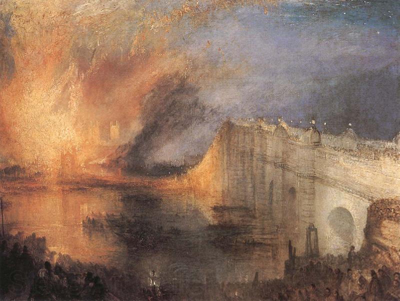J.M.W. Turner The Burning of the Houses of Parliament Spain oil painting art